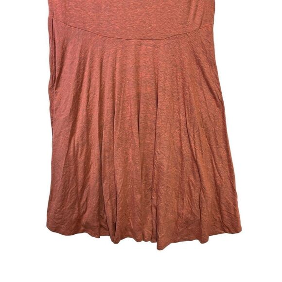 NWT LuLaRoe Nicole Dress Fit & Flare 3XL Solid Heather Red - Picture 2 of 9